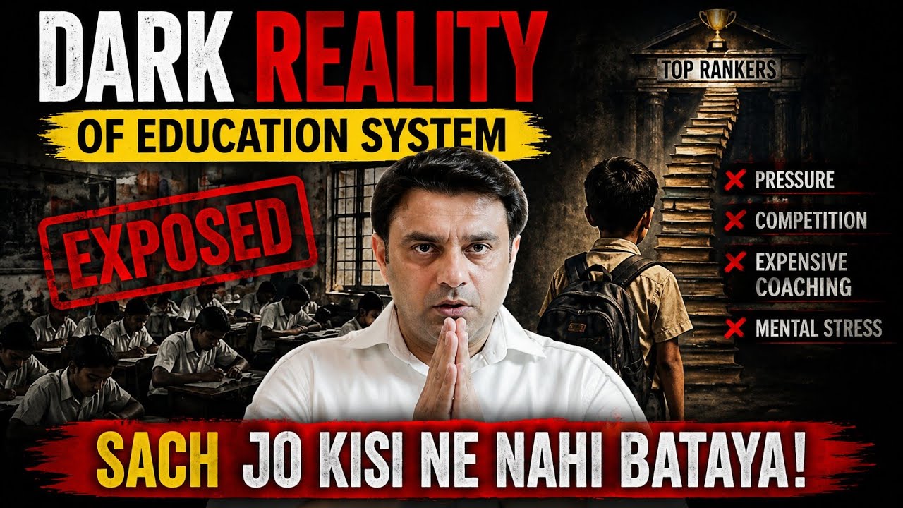 &ldquo;This is the DARK truth of our education system&hellip; no one talks about this.&rdquo;PMP sir KOTA 