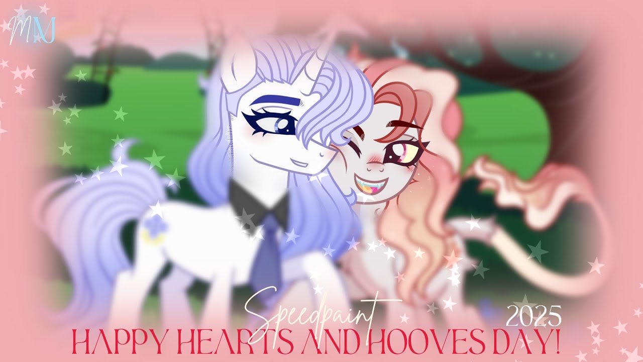 [MLP Next Gen] Speedpaint | Happy Hearts and Hooves Day! 2025 | AureaVerse S2 | Miss Malachite💙