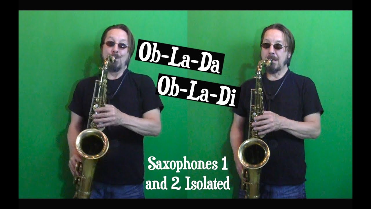 Ob-La-Di Ob-La-Da - Saxophone Cover - David Polk - Auxiliary Percussion