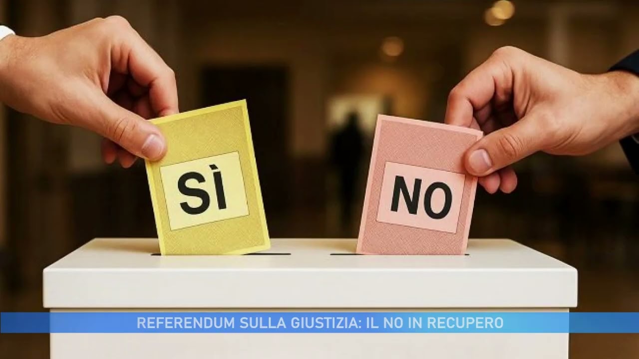 REFERENDUM SULLA GIUSTIZIA: IL NO IN RECUPERO