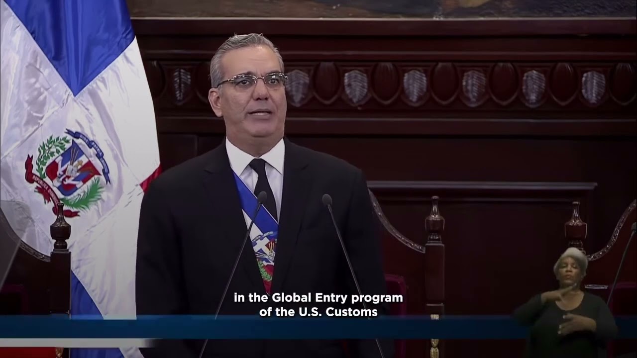 Discurso de #Rendici&oacute;nDeCuentas del presidente #LuisAbinader. #27DeFebrero del 2024