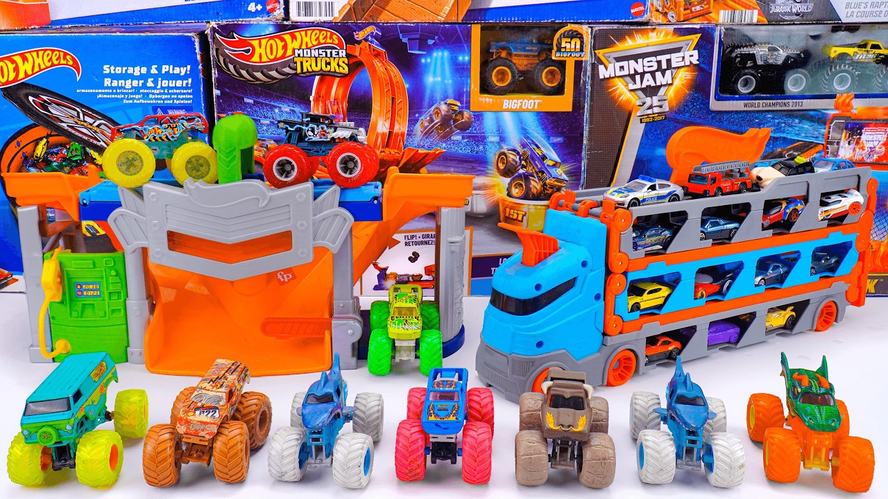 Hot Wheels Collection Unboxing Review ASMR | Hot Wheels City Speedway Hauler