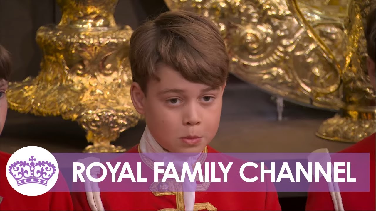 Royal Princes Bored During King Charles Crowning