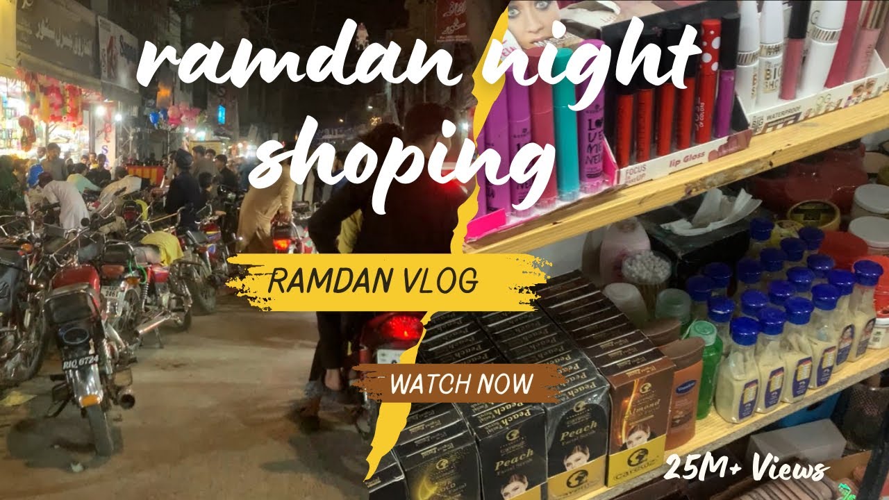 Ramdan night shopping | iftar ka bad bazar gai |Daily vlog pakistan 