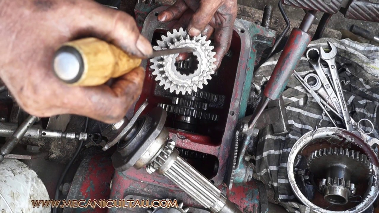 NEW! GEARBOX REPAIR  2 - FIAT SOMECA 215  DEMONTARE CUTIE VITEZA   HD