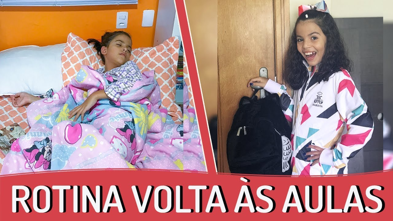 MINHA ROTINA DA MANH&Atilde; - VOLTA &Agrave;S AULAS 2018 - CHEGUEI ATRASADA!