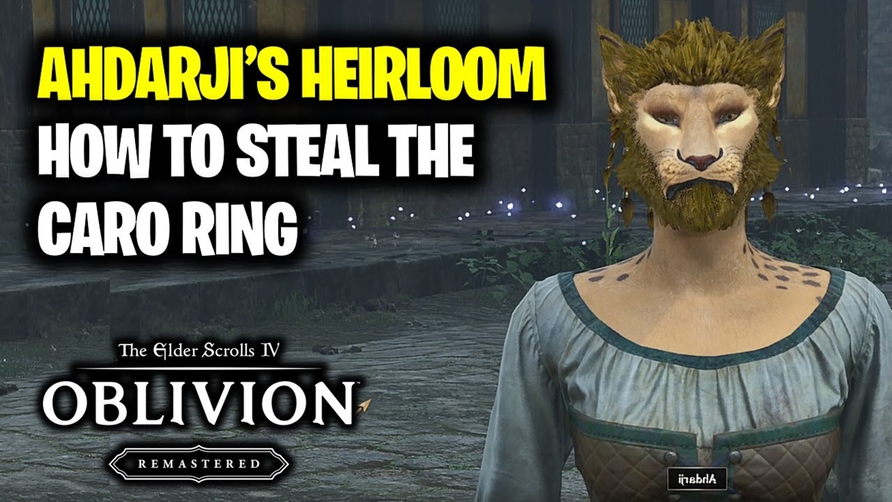 How to Enter Secret Passage & Steal Ring (Ahdarji's Heirloom) | Elder Scrolls 4 Oblivion Remastered