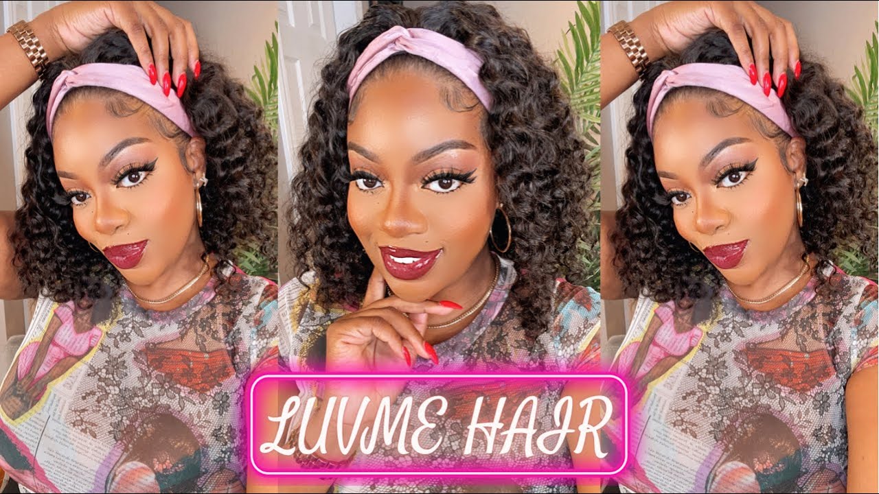 EFFORTLESS! Deep Wave Headband Wig | Luvme Hair | iamSimoneC