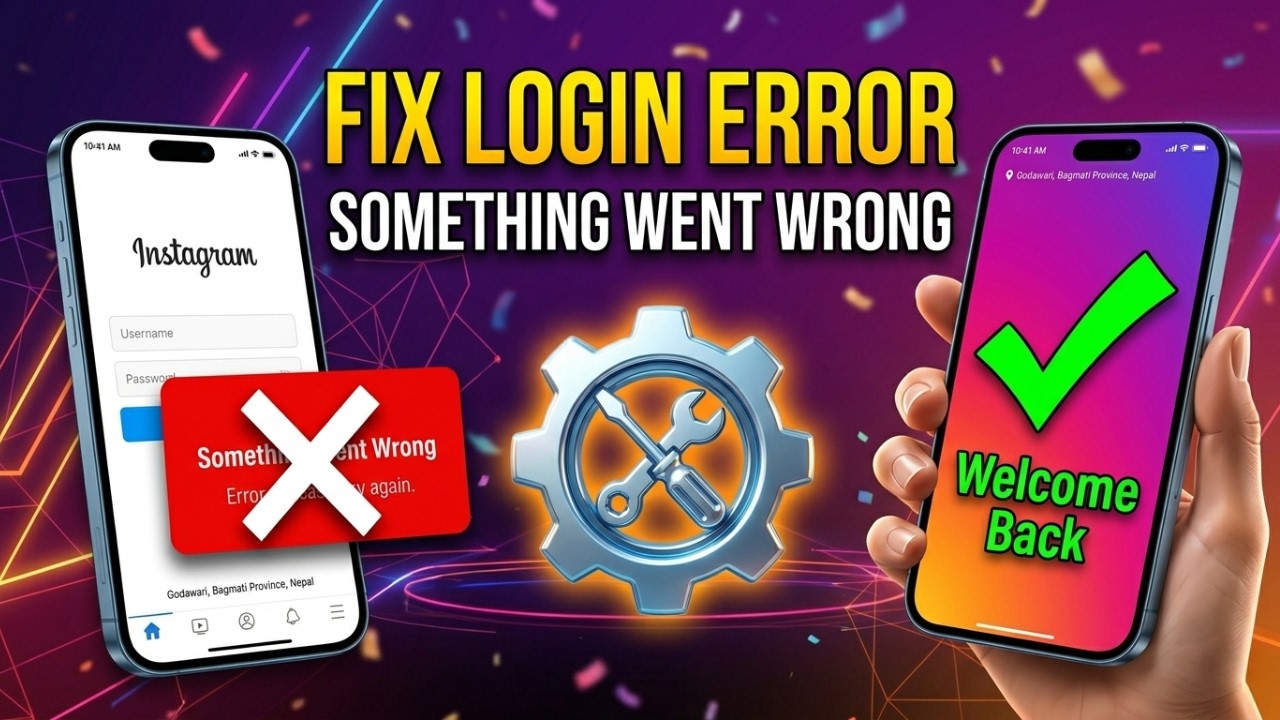 Instagram Login Error? Fix Something Went Wrong on Instagram Login 2026 🛠️📲 Fix App Login Problems 🚀
