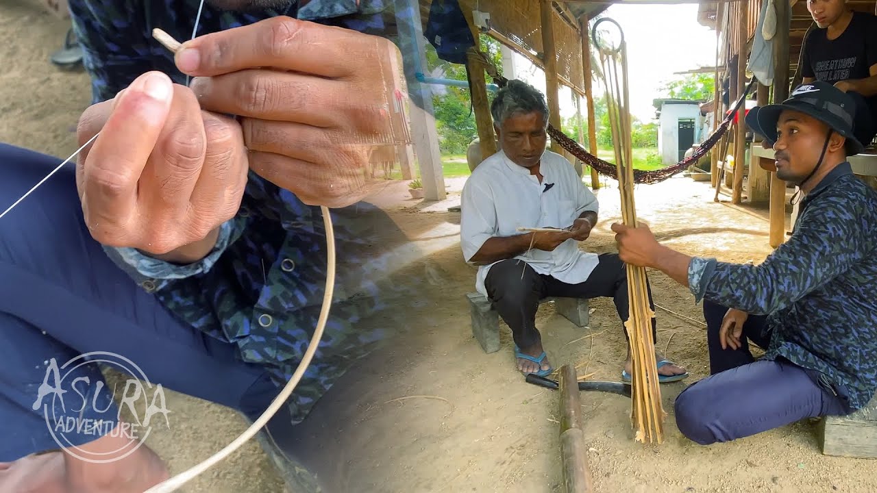 How to make fishing tackles - របៀបធ្វើបង្កៃដាក់ត្រីនៅស្រុកស្រែ