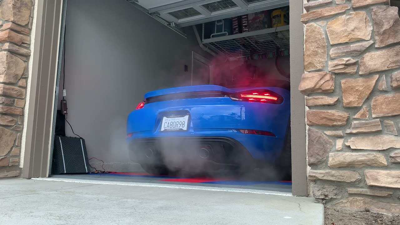 2022 Porsche 718 Spyder Cold Start with Kline Inconel Exhaust