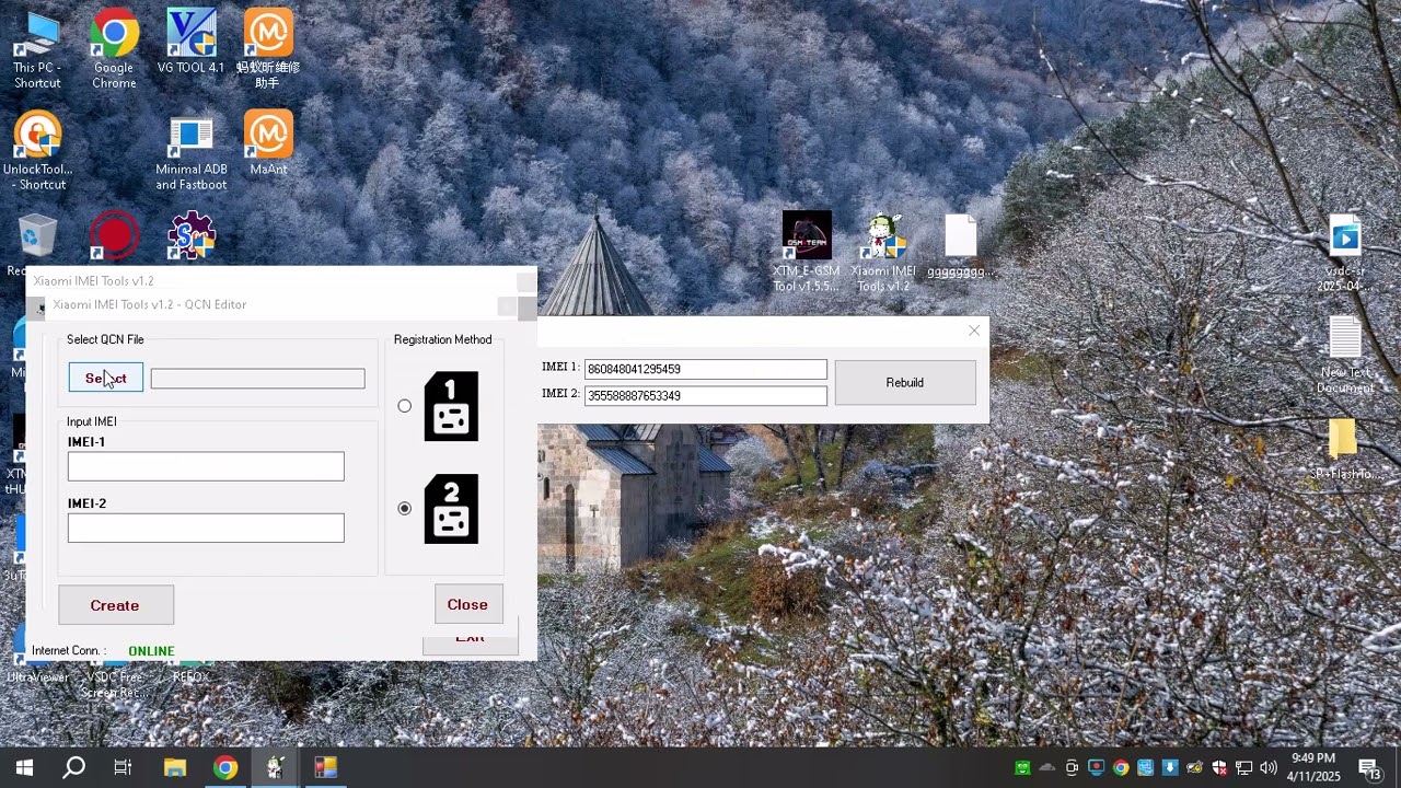 Qualcomm CPU Dual Imei Repair Free Tool |  QCN file editor  #imei #repair #egsm #unlocktool