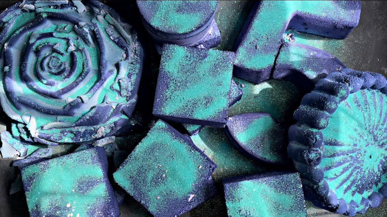 Crispy gym chalk crush | ASMR