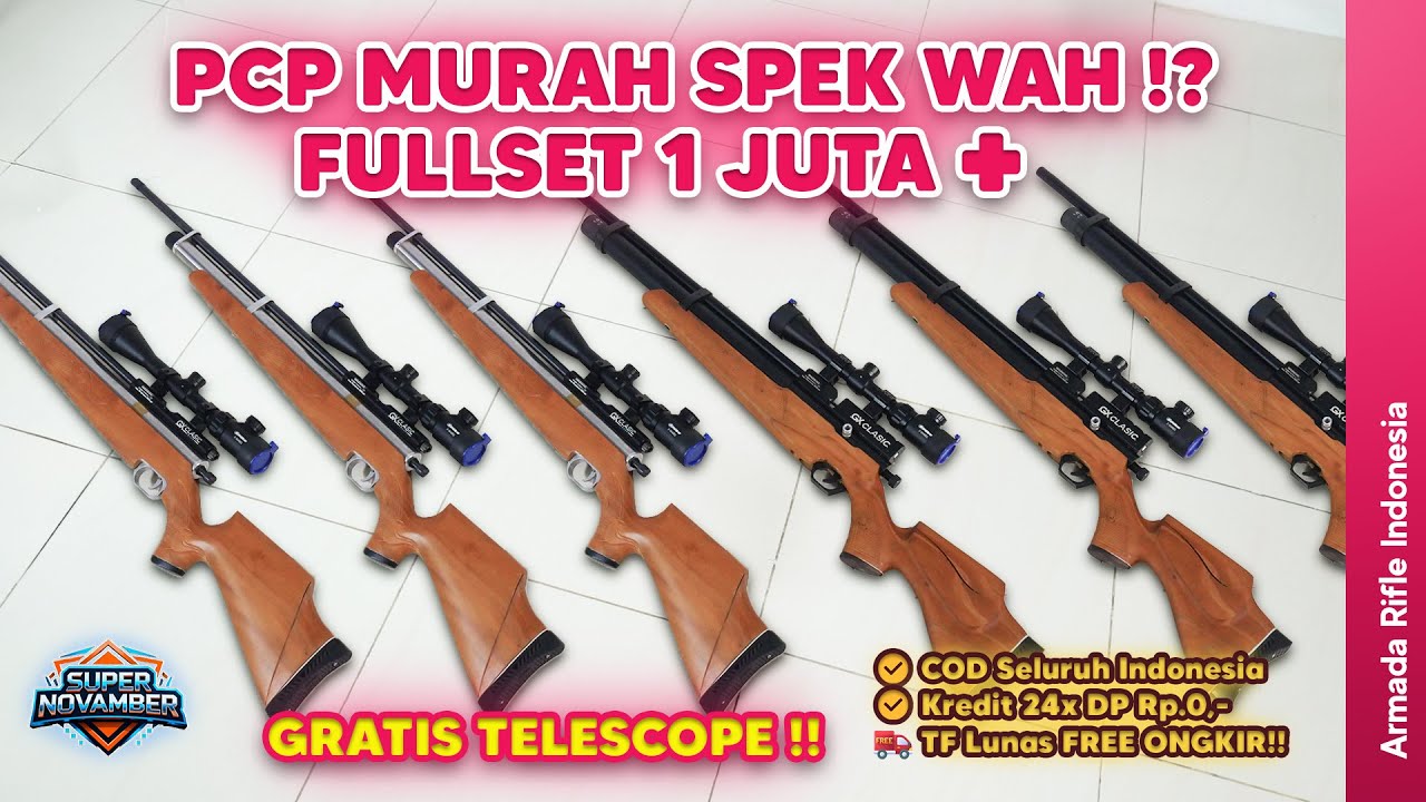 FULLSET 1 JUTA 200 RIBU!! PCP MURAH SPEK WAH!! GX CLASIC DURAL& STAINLESS BIGGAME TERBAIK MURAH 2025