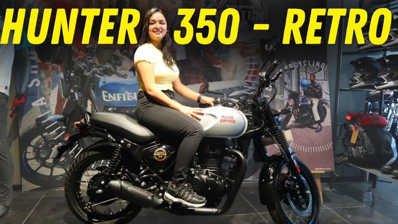 Royal Enfield Hunter 350  Retro - Base Model Walkaround Video  - Rs. 1.49 Lakhs #royalenfield