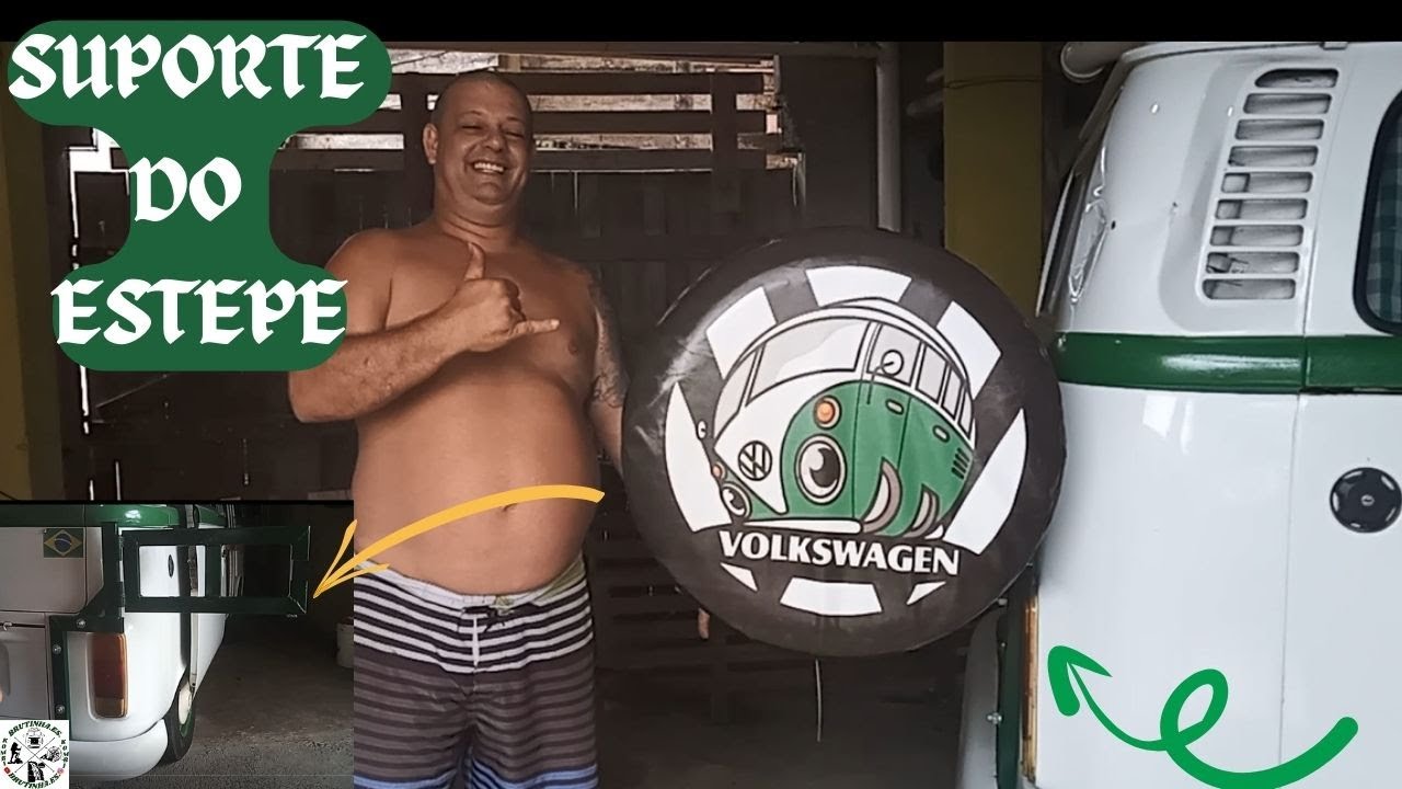 SUPORTE DO ESTEPE PARA KOMBI - BRUTINHA.ES.#71