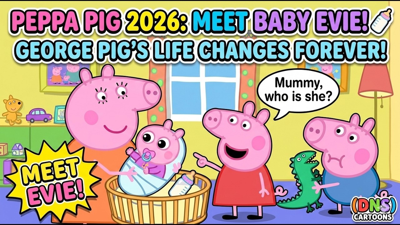 Peppa Pig 2026: Meet Baby Evie! 🍼 George Pig&rsquo;s Life Changes Forever! (DNS Cartoons)