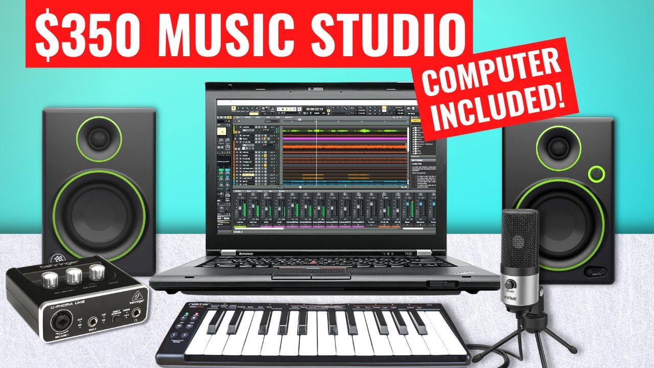 How to build a music studio for $350 - computer included!