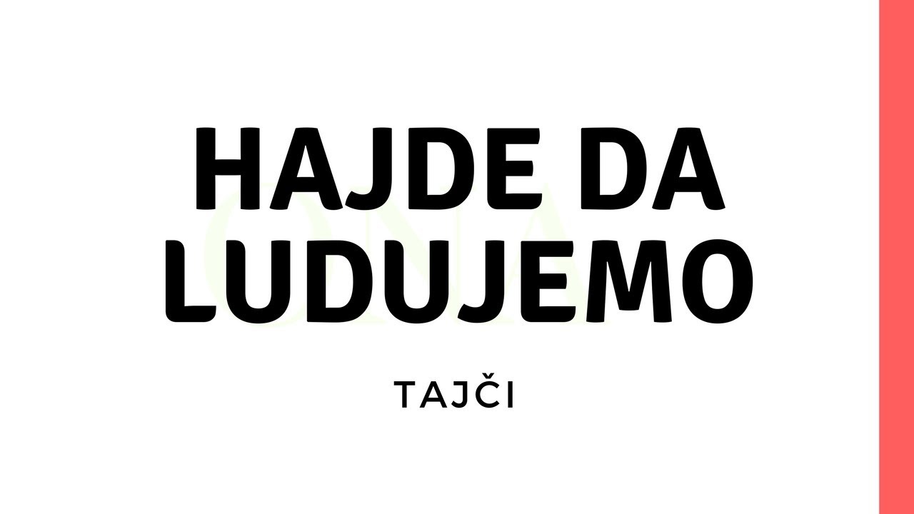 Kitarska lekcija - Tajči - Hajde da ludujemo #152