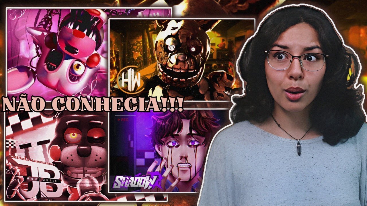 (ISSO TÁ MUITO FODA!!) Funkeira De Konoha, JimboMusic, Hawky e Oshadow | DROP FNAF | REACT