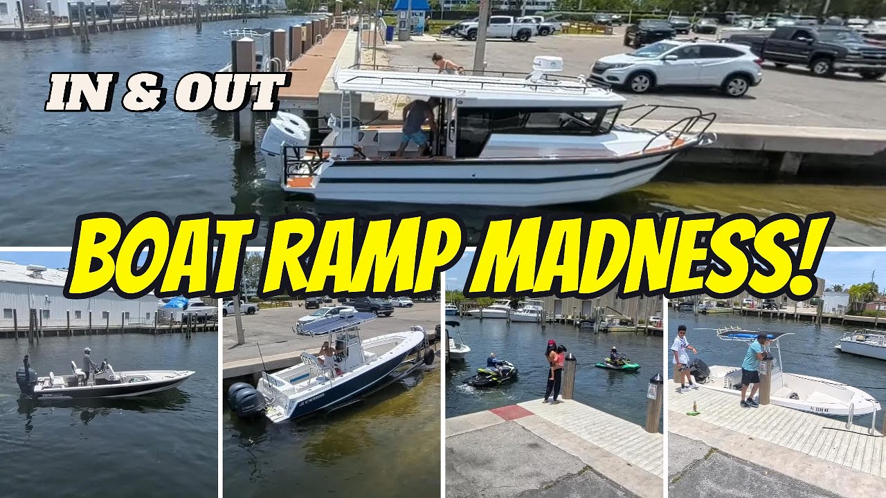 Non Stop Boat Ramp Action – Launches & Loads!