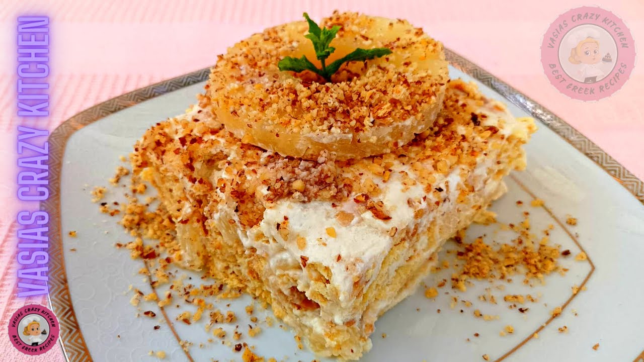 Десерт с бисквитом для мамы-Cool Fridge Sweet In 5 '-Летний сладк...