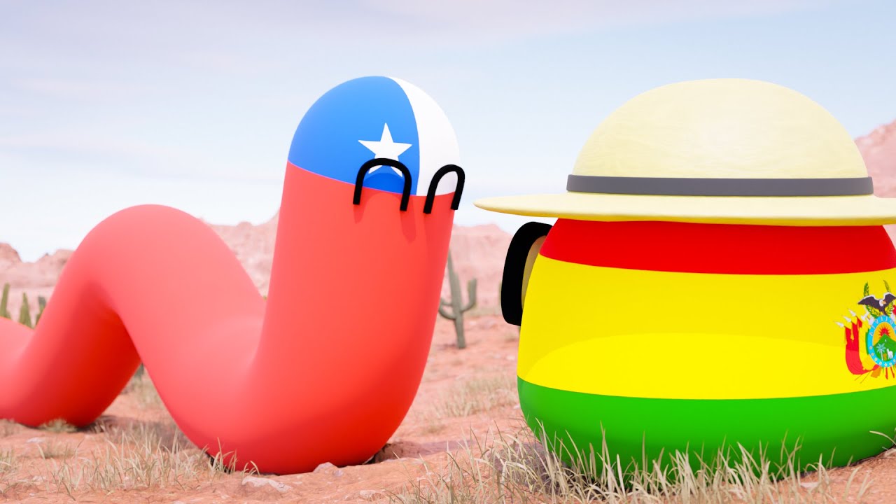 Сокровище Пустыни Тарапака || 3D Countryballs
