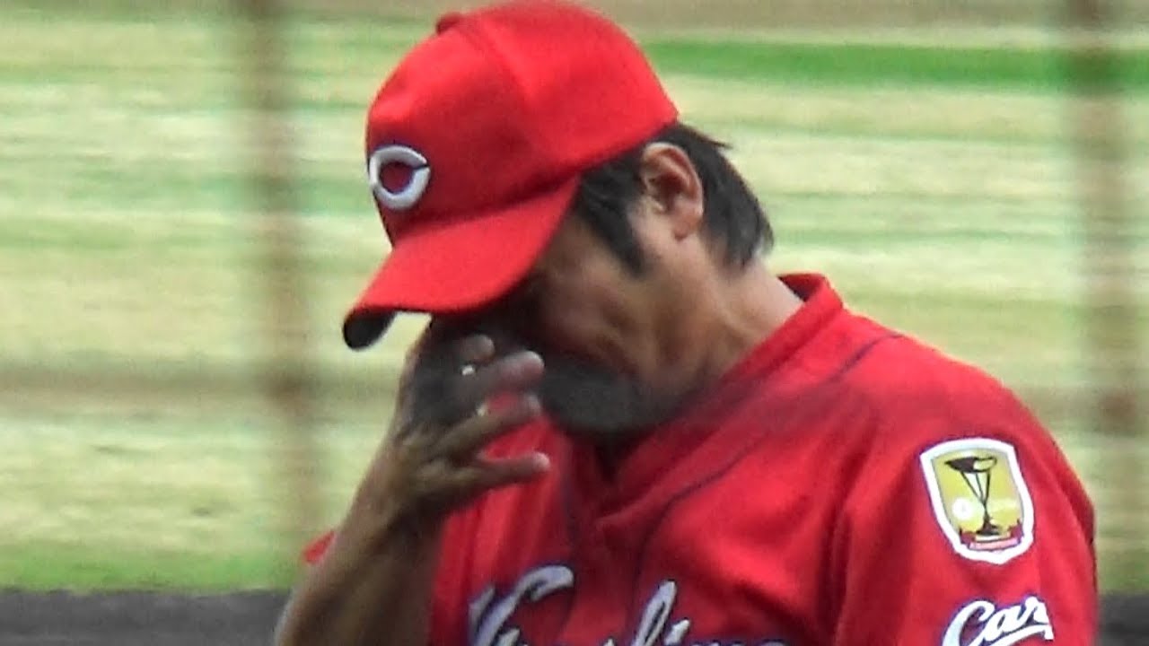 カープ江草、甲子園凱旋で引退の男泣き登板！引退試合の狩野選手とガチ勝負！最後は阪神ナインに迎えられ・・・／阪神タイガース－広島東洋カープ_2017.09.27【baseball fun club.】