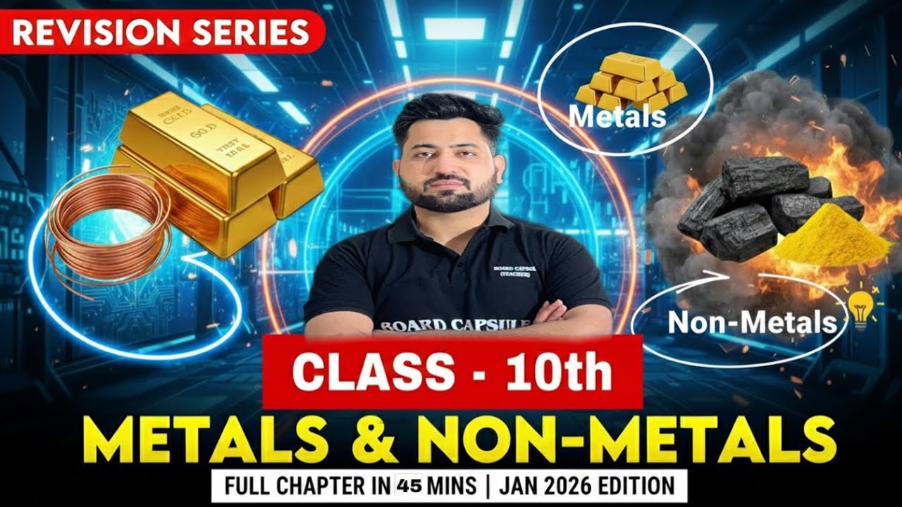 RBSE | NCERT | Class :- 10th | Metal and Non metal | Important for board exam | 