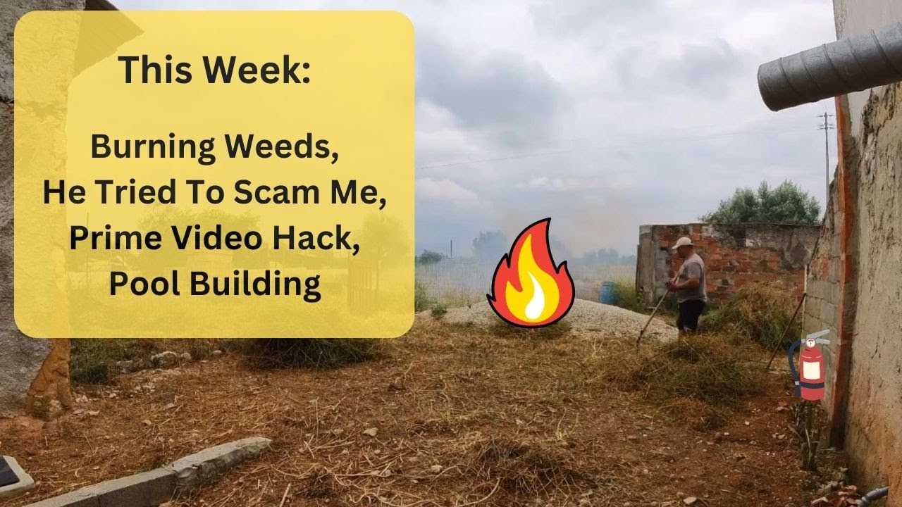 Alone on the Quinta - He Tried To Scam Me, Weed Burning and Prime Video In Portugal