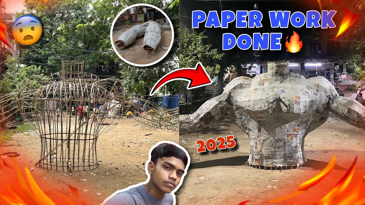 Paper Work Done😱| Ravan Making 2025🔥| Part-4 | Mr. Normie | 