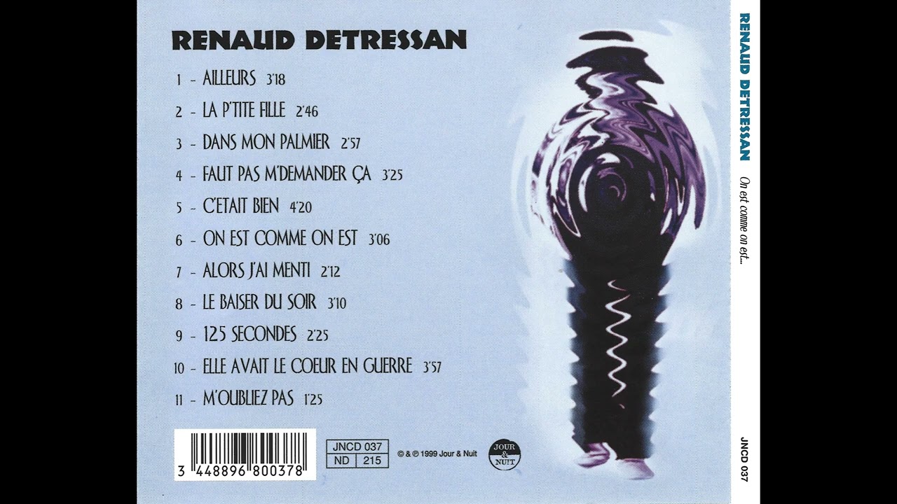 Renaud Detressan - On est comme on est (Album complet)