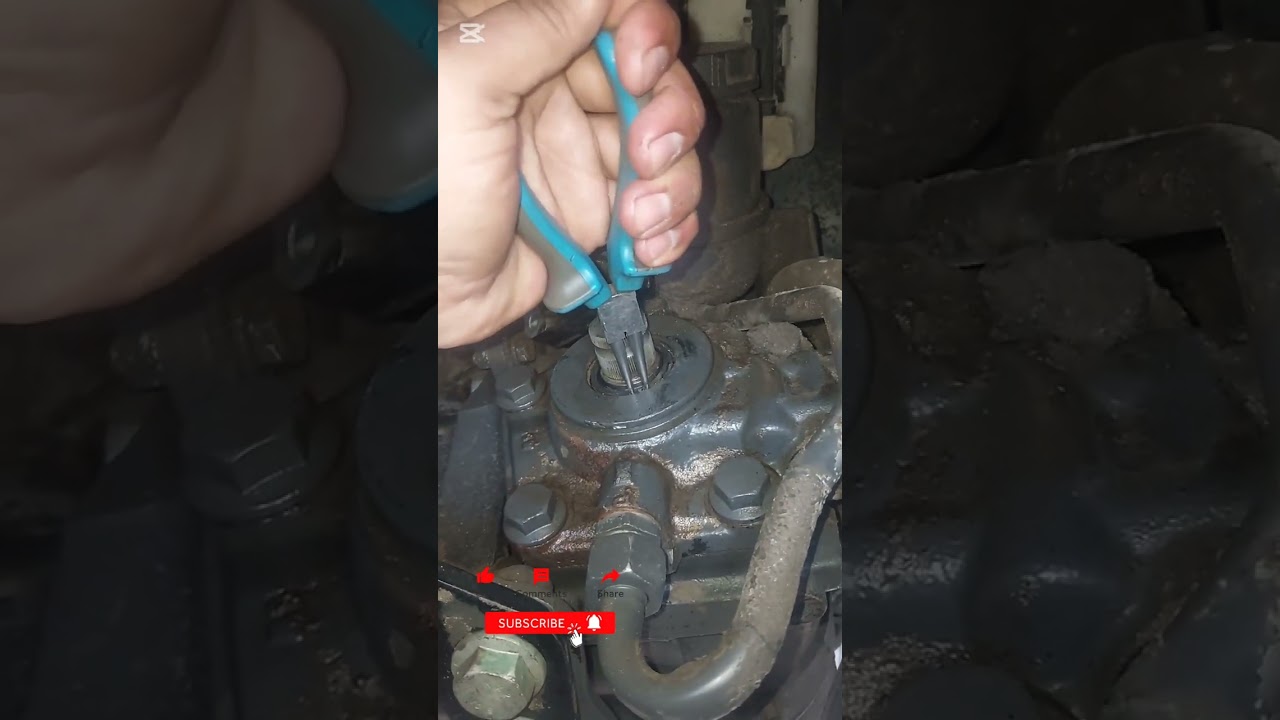 ⚒️#shortvedio Mercedes Actros Mp3 3340 Steering oil leke check How To Fix 3 Ment 20. 40 /18 .40#  ✅️