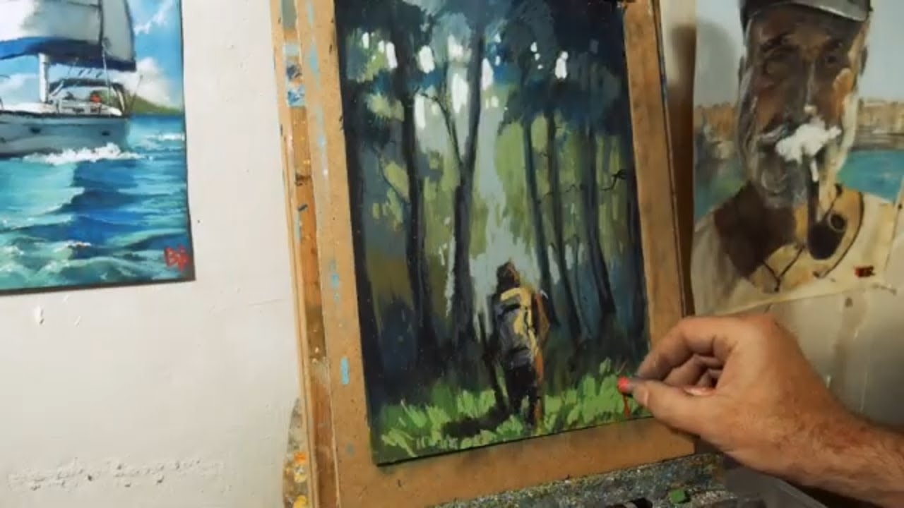 Обзор масляной пастели Сонет,24 цвета. Oil pastel.