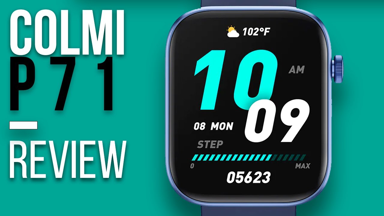 Smartwatch COLMI P71 Unboxing Review - TELA GRANDE, OXIGÊNIO AUTO e BARATO! Mas vale a pena? É bom?