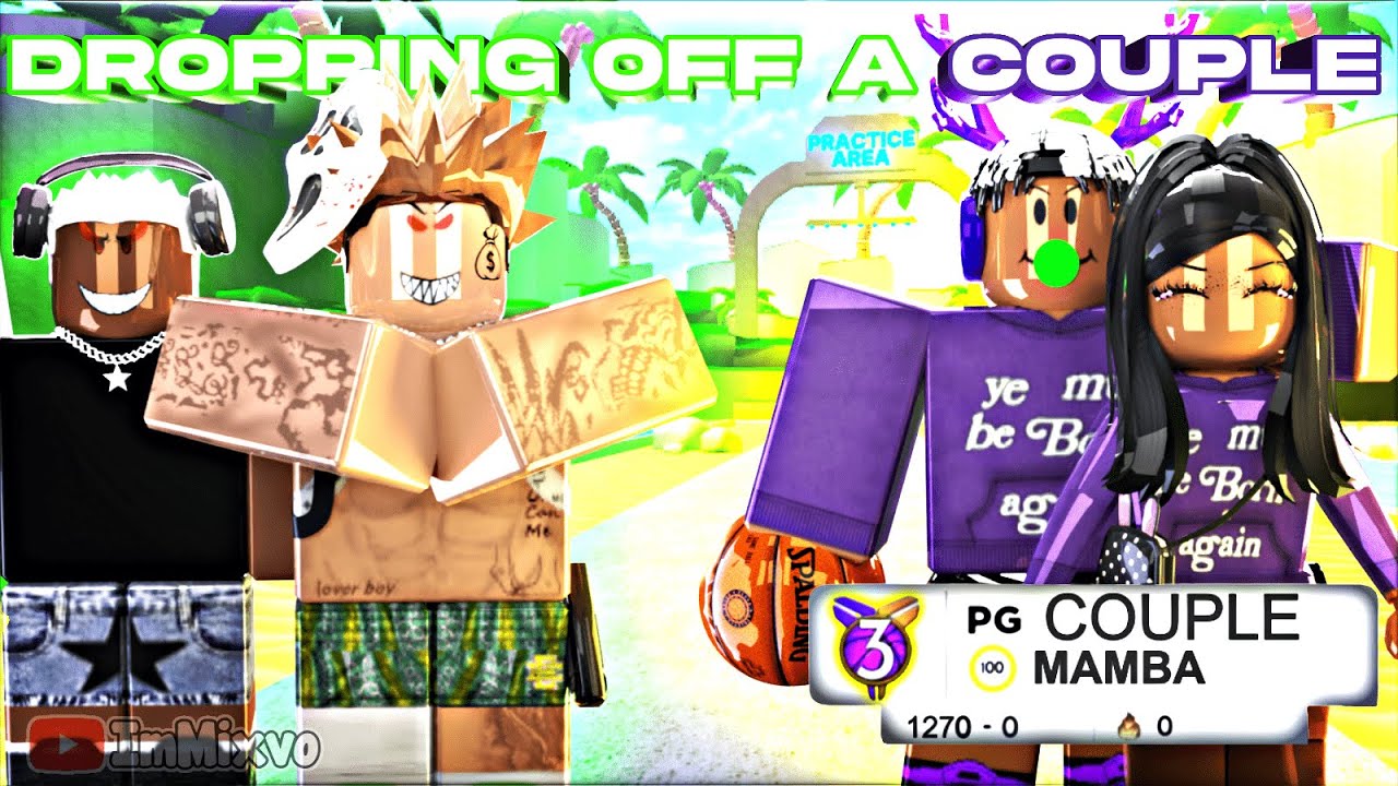 DROPPING OFF A MAMBA ALONG WITH HIS GIRLFRIEND IN ROBLOX HOOPZ!?!!! | Roblox Hoopz
