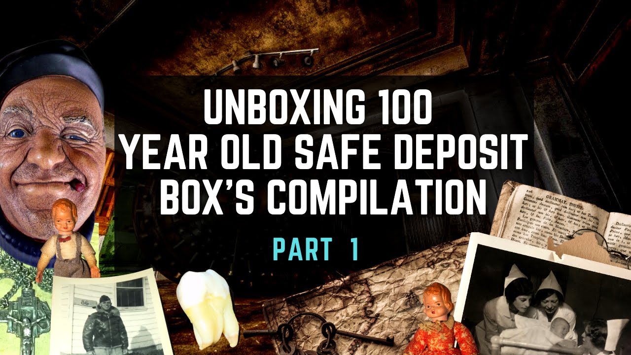 UNLOCKING 100 YEAR OLD ABANDON BANK SAFE DEPOSIT BOX - Compilation Unboxing History Series!