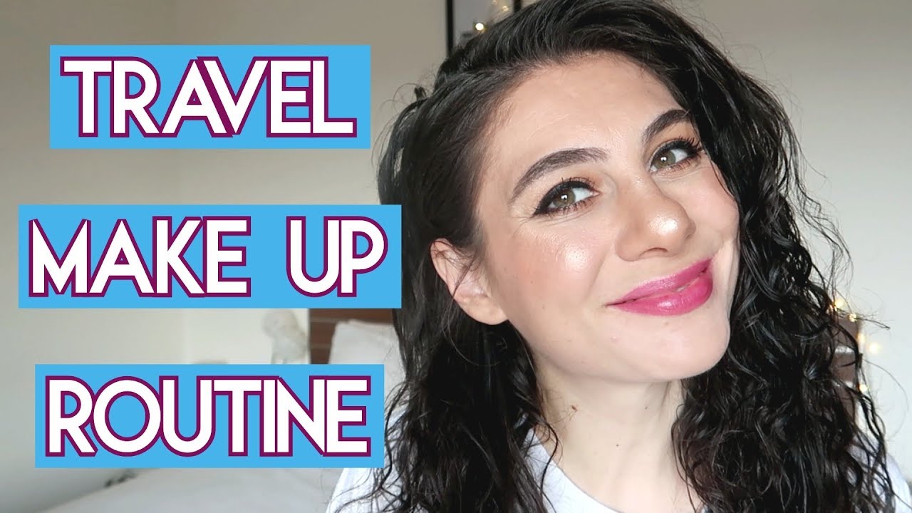 TRAVEL BEAUTY PRODUCTS ROUTINE  | TRAVEL VLOG IV