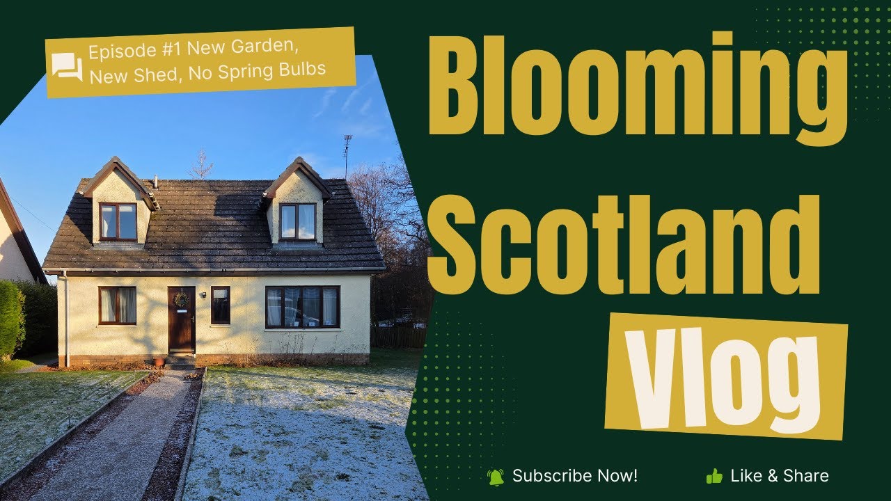 New Garden, New Shed, No Spring Bulbs... Yet - Welcome to Our Vlog!