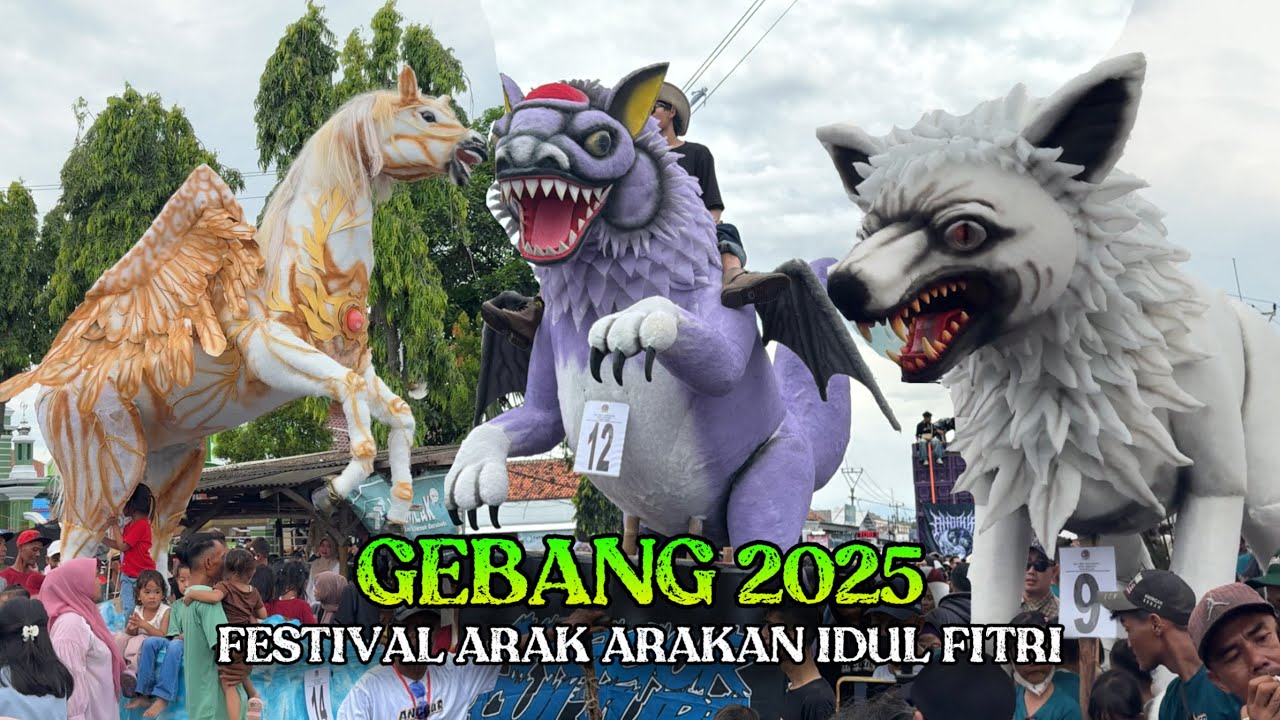 Full Arak-Arakan Desa GEBANG 2025 Cirebon ❗️ Festival Karnaval Idul Fitri