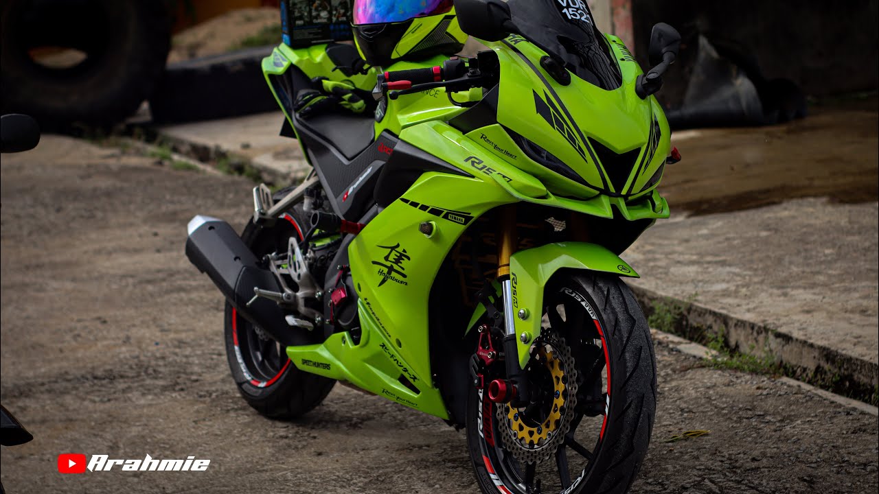 FULL REVIEW YAMAHA R15 v3 AKU!! modified 2022