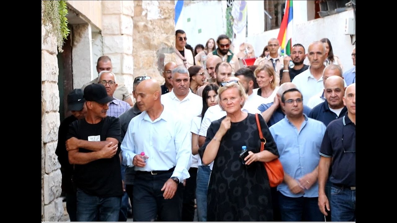 مشهد لمسيرة عيد الاضحى 2025 عند وصولها لساحة العين ـ البقيعة