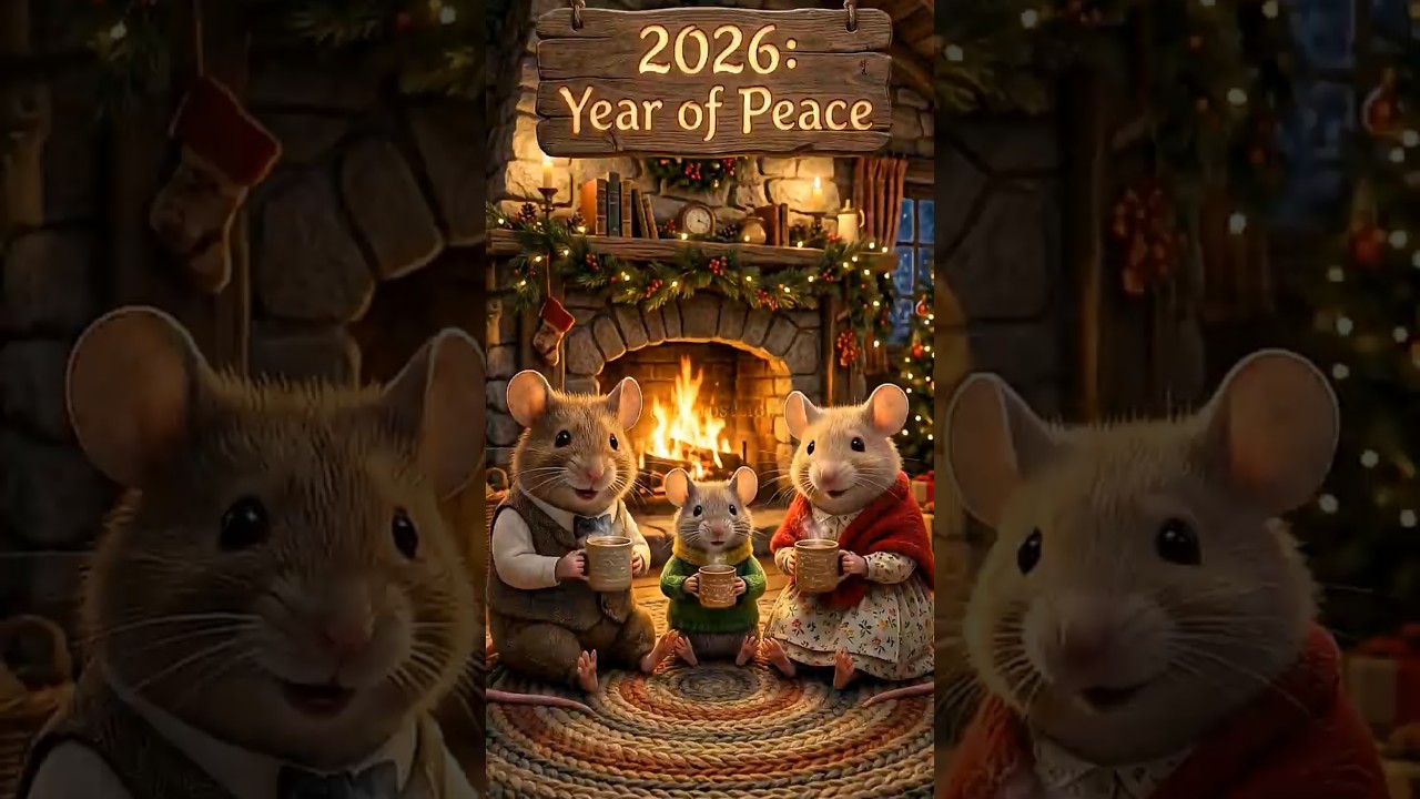 A Tiny Tale for a Big Year: The Mouse Family's Wish for 2026 🐭✨