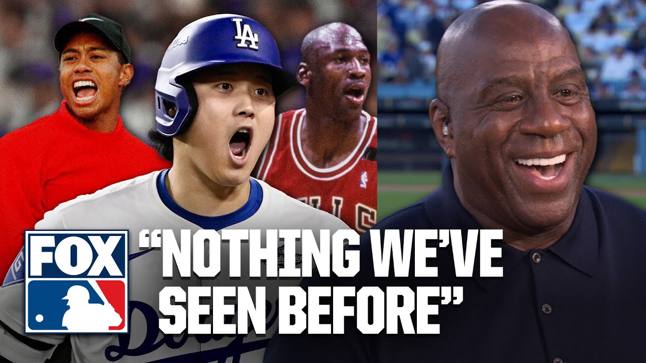 Magic Johnson compares Shohei Ohtani to Tiger Woods & Michael Jordan: 'He's in Rarified air'