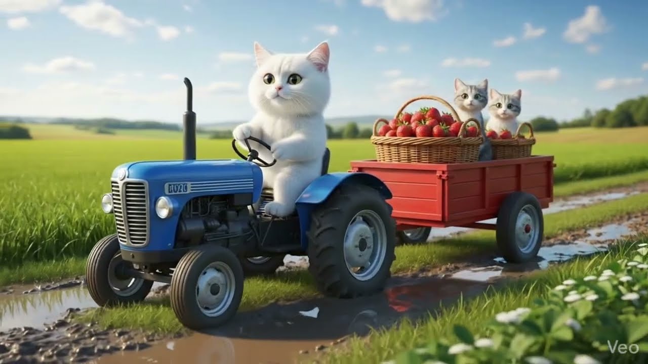Mama Cat & Kitten Harvest Pineapples, Make Juicy Drinks and Yummy Rice 🐱🍍🍹 | A Heartwarming Day 💛