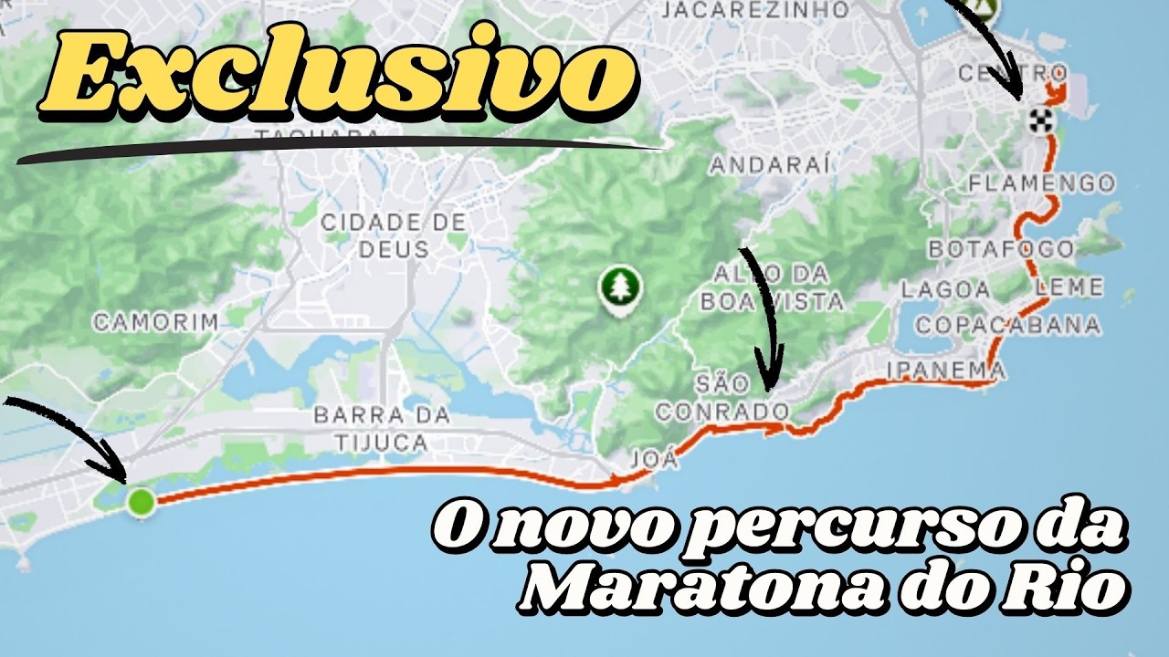 EXCLUSIVO: o NOVO PERCURSO da MARATONA do RIO (e outras info importantes)