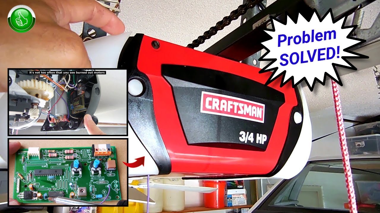 Craftsman Garage Door Opener Repair!