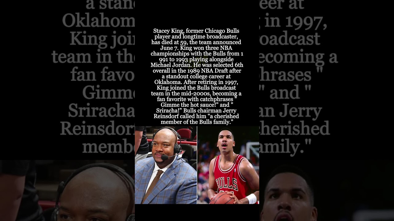 Stacey King, Chicago Bulls Champion and Beloved Broadcaster, Dies at 59 #shorts #StaceyKing #NBA