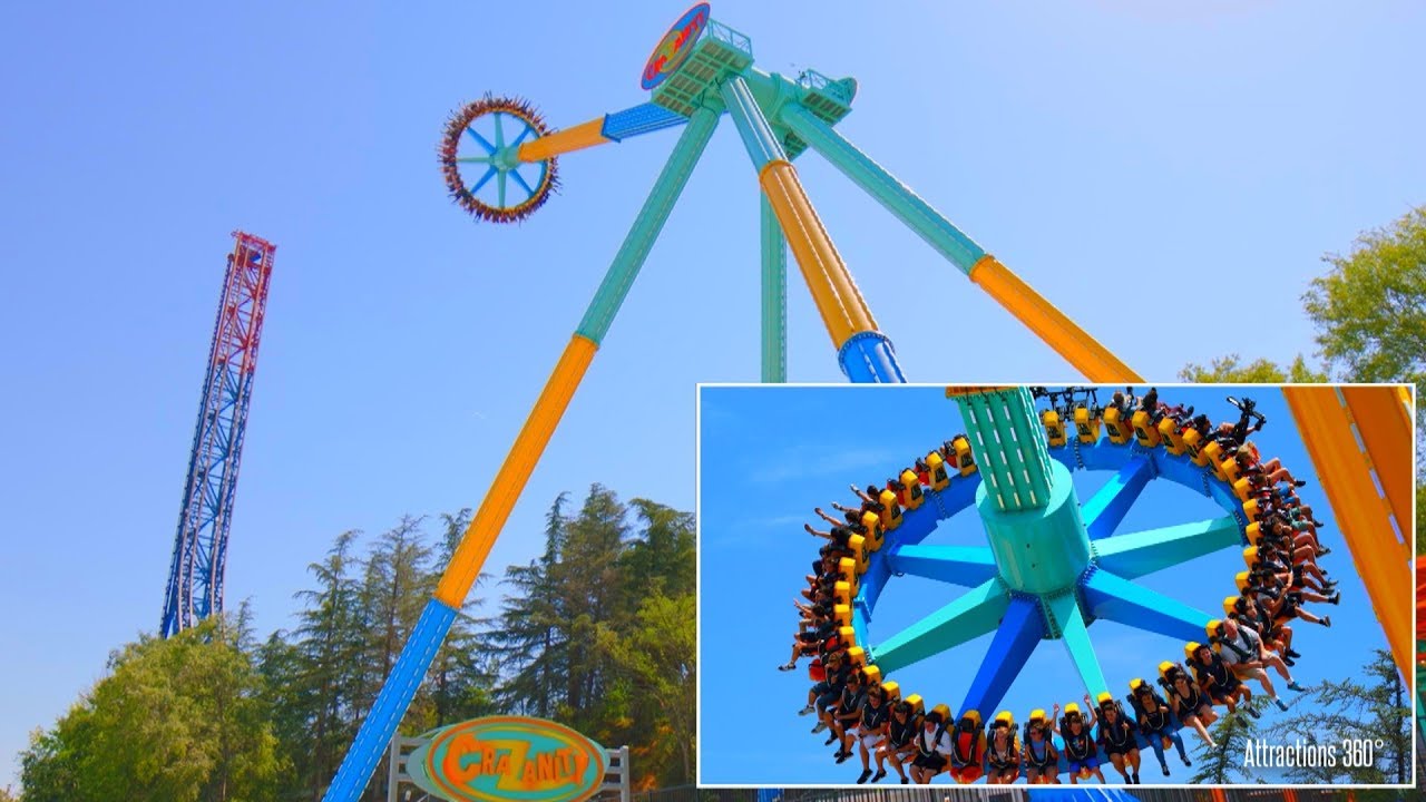 CraZanity -  World’s Tallest Pendulum Ride - Six Flags Magic Mountains