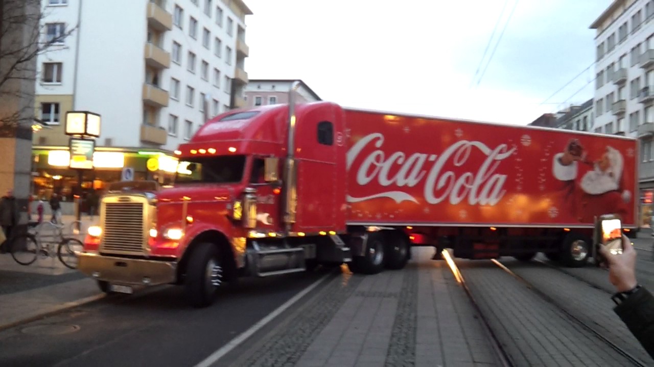 Coca Cola Weihnachtstruck Abfahrt Magdeburg Ulrichplatz 08.12.2016